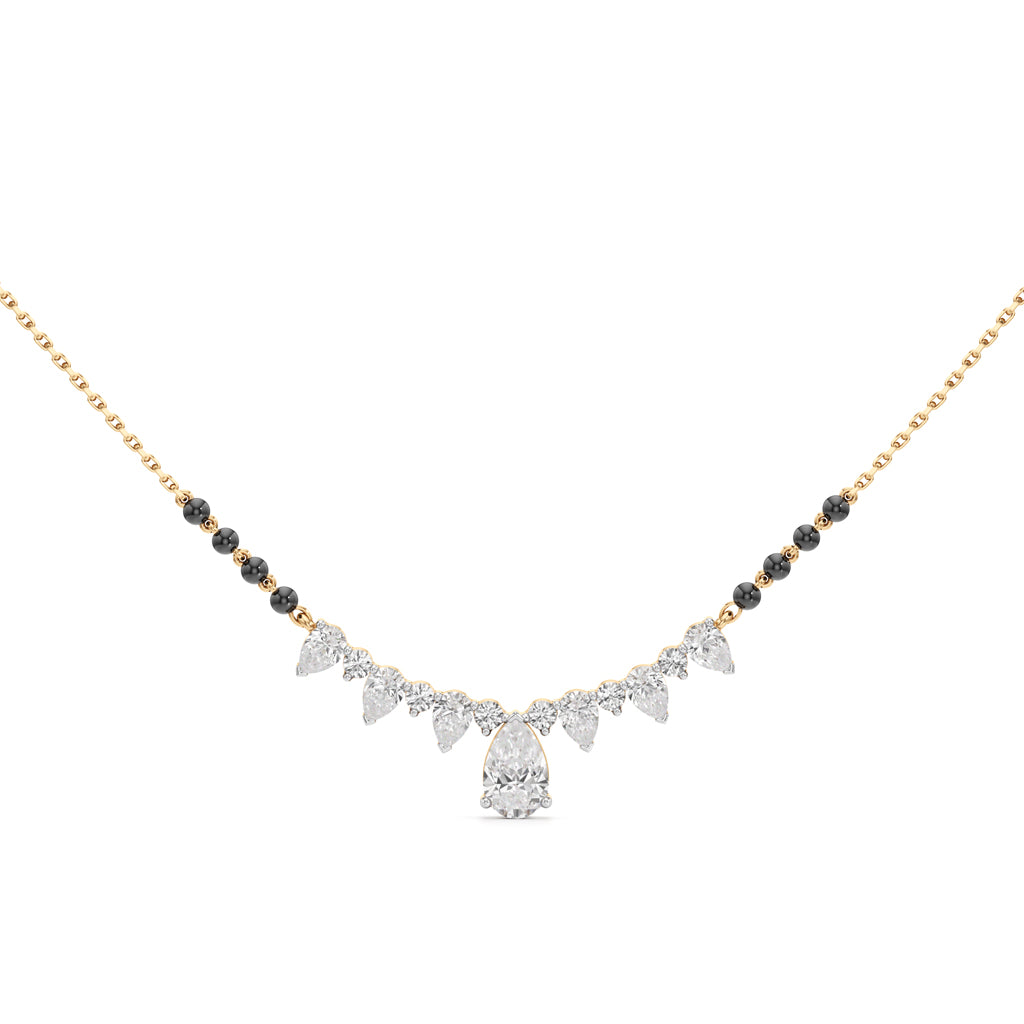 Ishita Radiant Bloom Diamond Mangalsutra