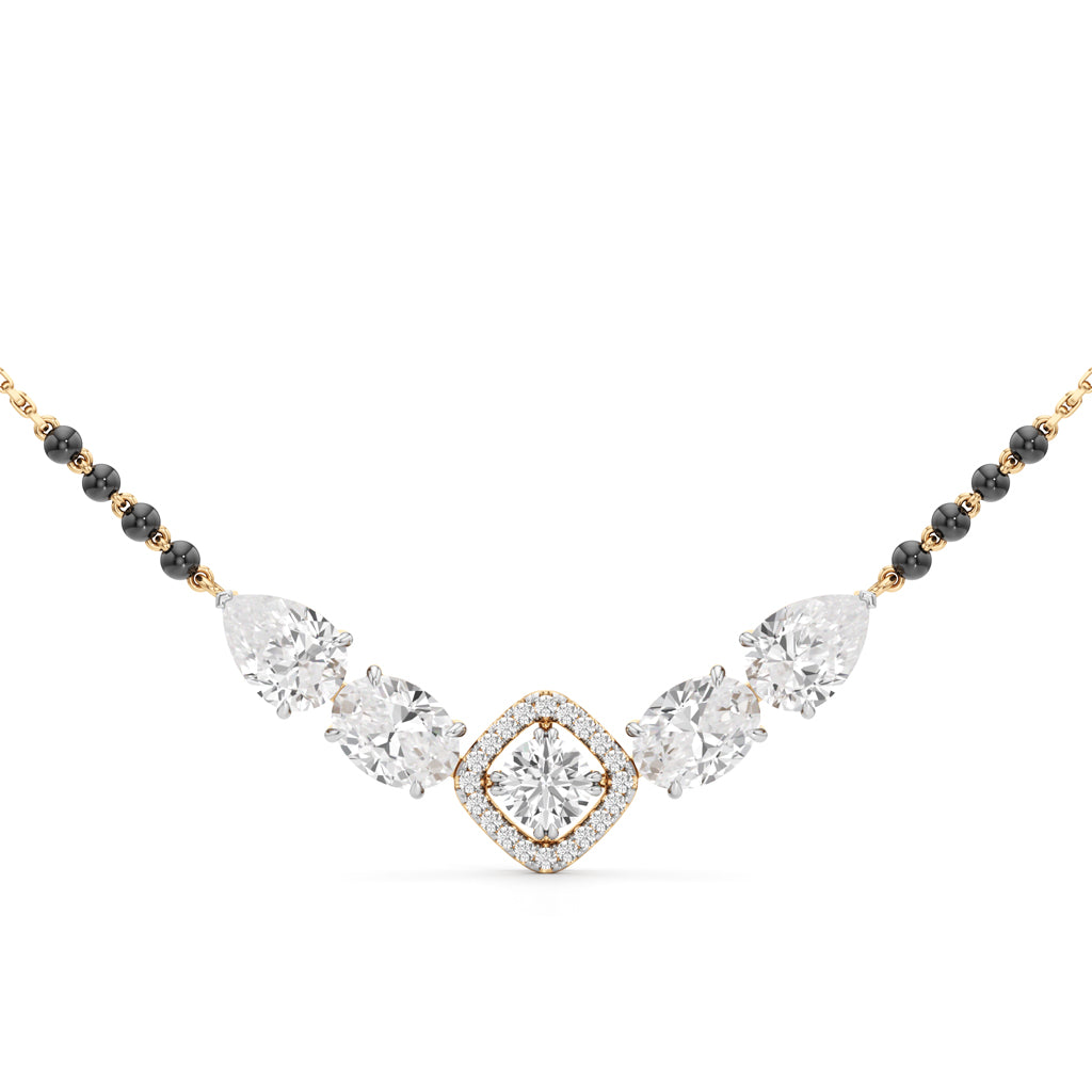 Regal Bloom Diamond Mangalsutra