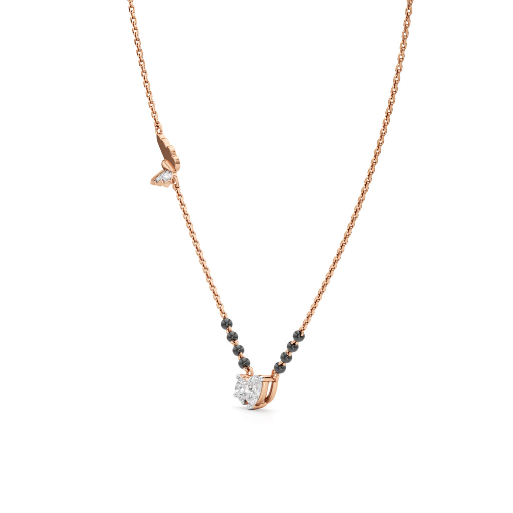 Aurelia Butterfly Diamond Mangalsutra