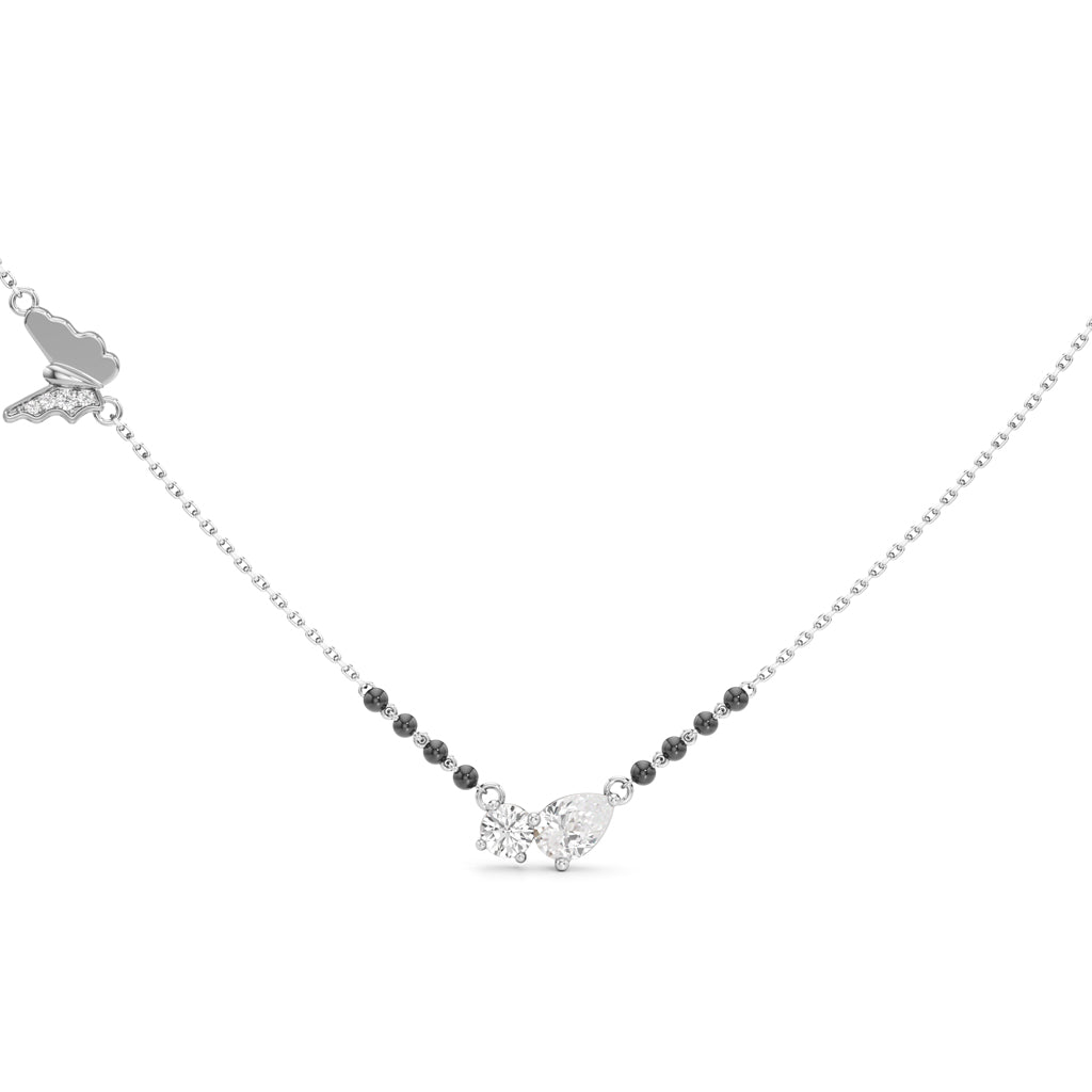 Aurelia Butterfly Diamond Mangalsutra
