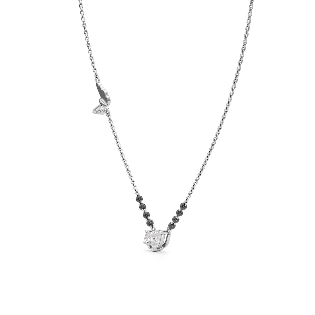 Aurelia Butterfly Diamond Mangalsutra