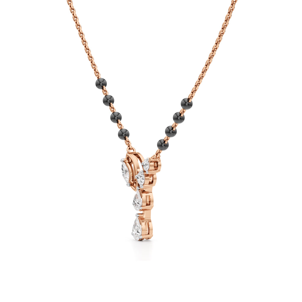 Elan Drop Diamond Mangalsutra