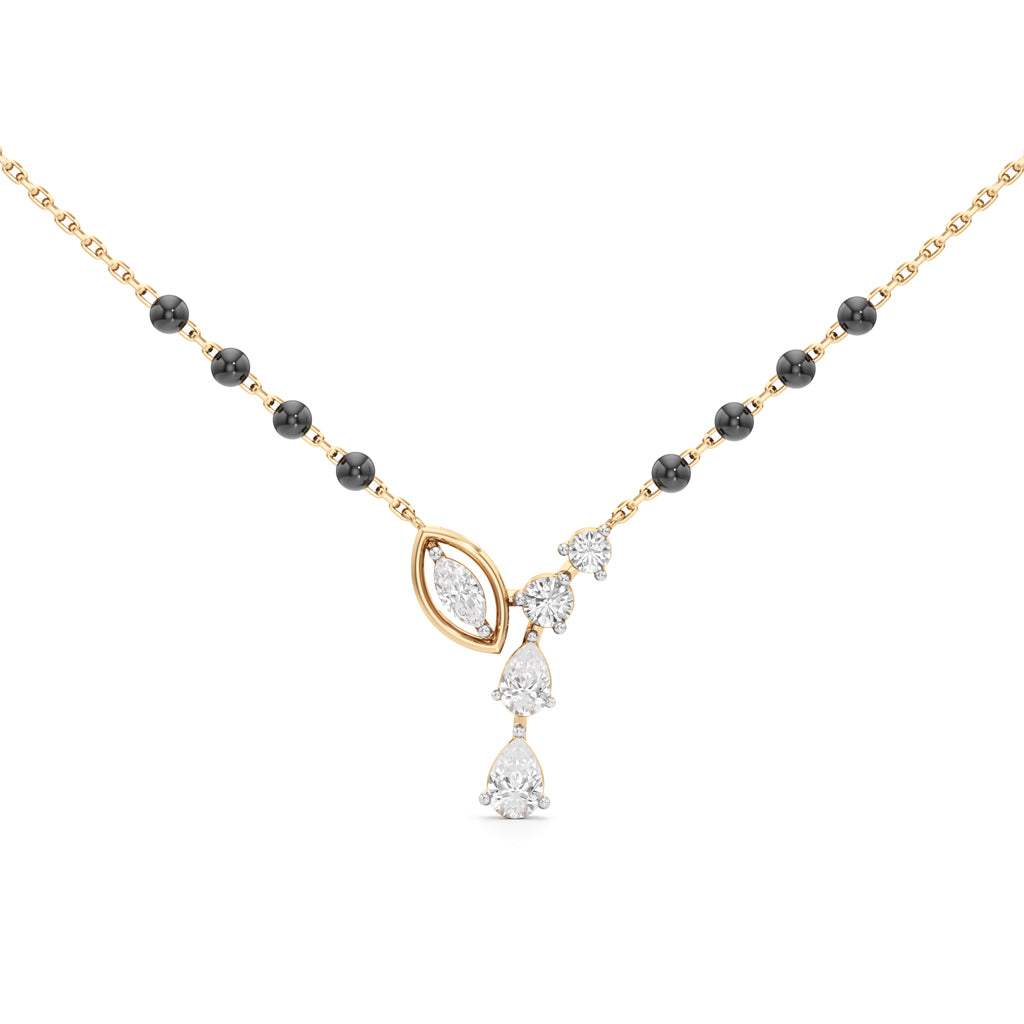 Elan Drop Diamond Mangalsutra