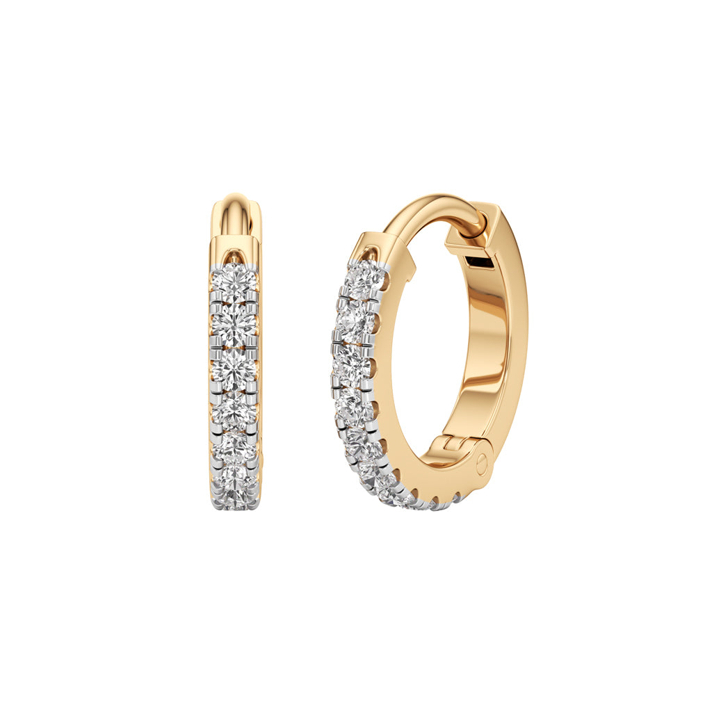 Geometric Hexagon 925 Silver 18k Gold Vermeil Statement Earrings