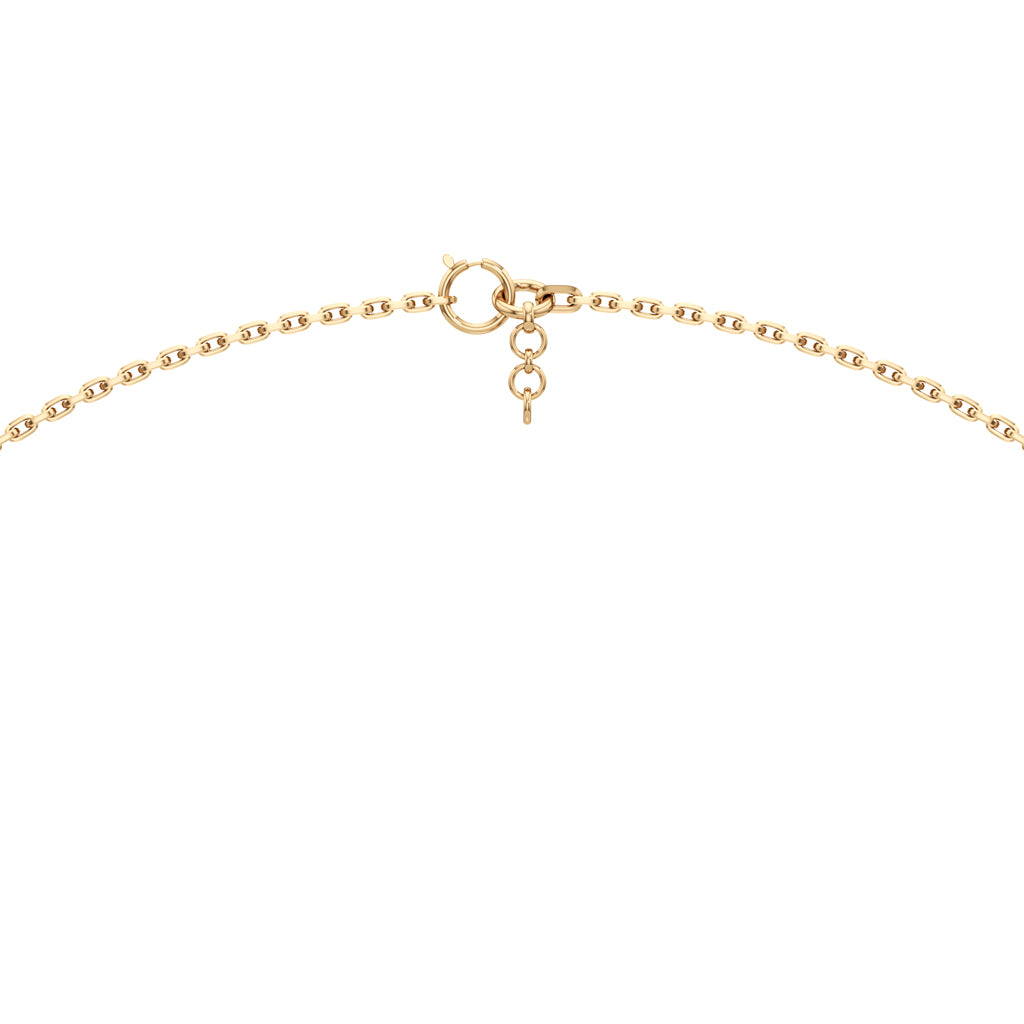 925 Silver 18K Gold Plated Beautiful Lab Grown Diamond Pendant Necklace