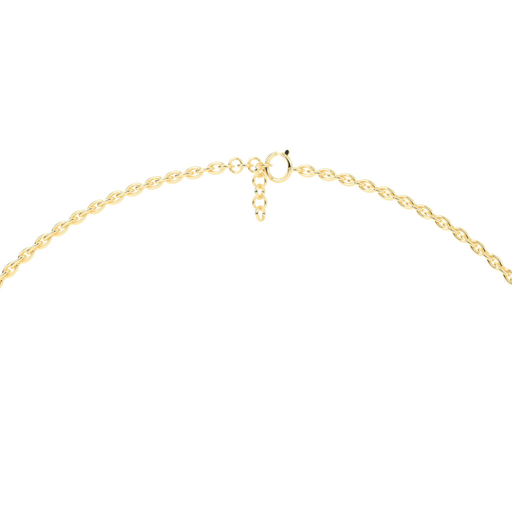 Classic 925 Silver 18k Gold Vermeil Halo Solitaire Mangalsutra Necklace with Black Beads