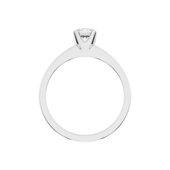 Solance 0.50Ct Channel Set Solitaire Lab Diamond Ring
