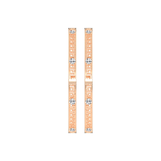 Athena Greek Key Diamond Bangle
