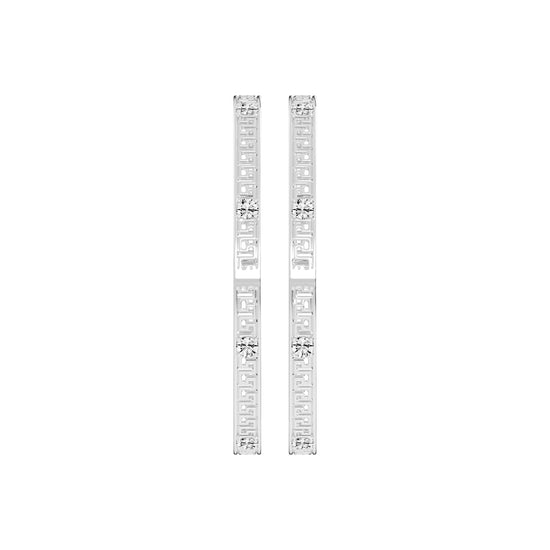Athena Greek Key Diamond Bangle