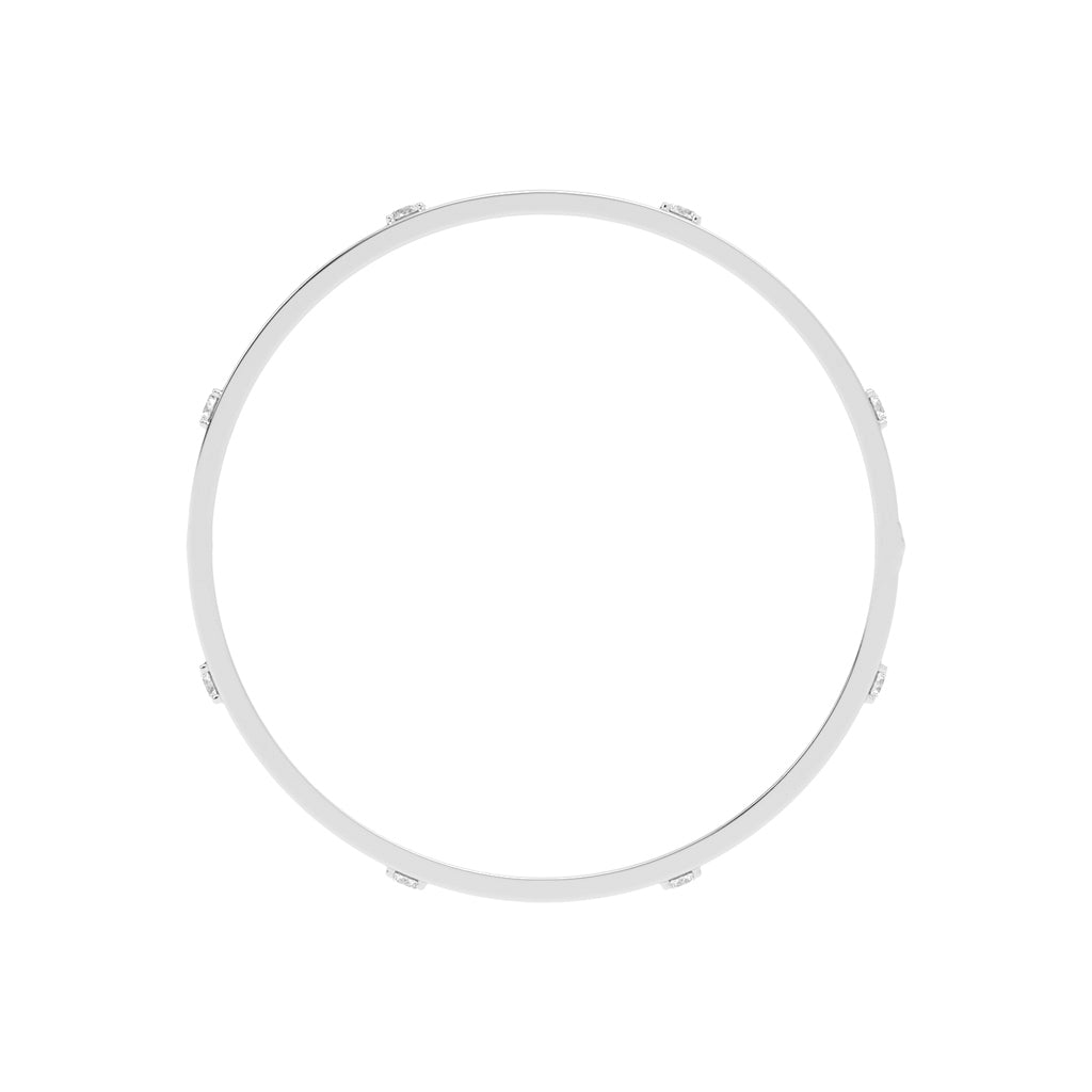 Athena Greek Key Diamond Bangle