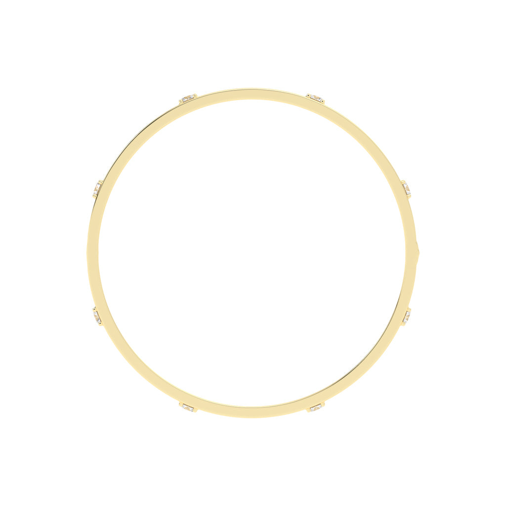 Athena Greek Key Diamond Bangle