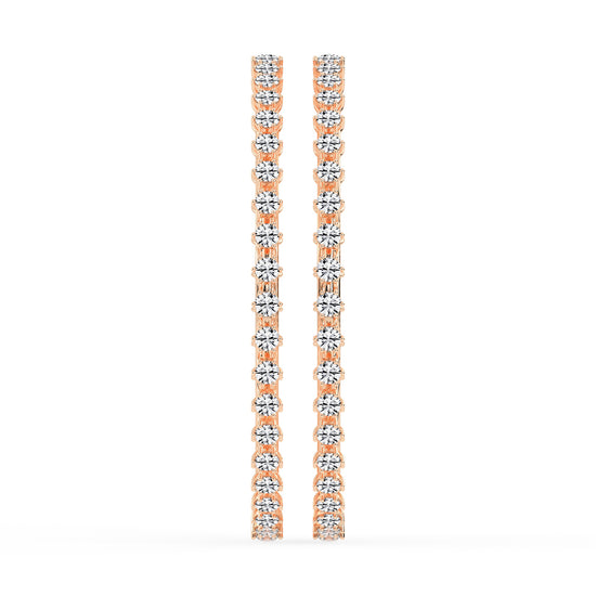 Aurora Prong-Set Diamond Bangles