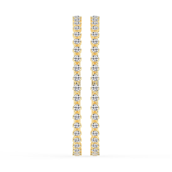 Aurora Prong-Set Diamond Bangles