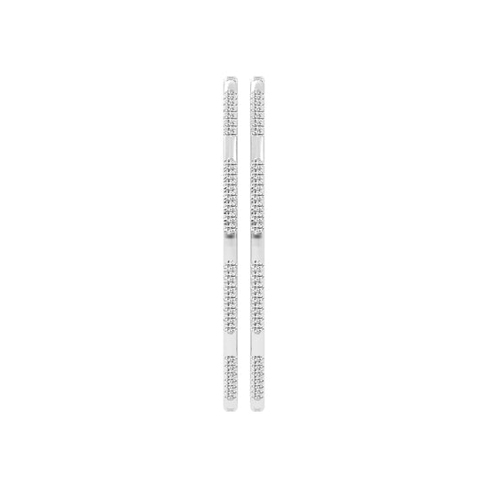 Contemporary Dual-Row Sparkling Bangle