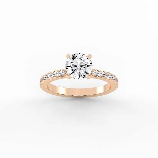 Radiant Elegance Classic Solitaire Ring