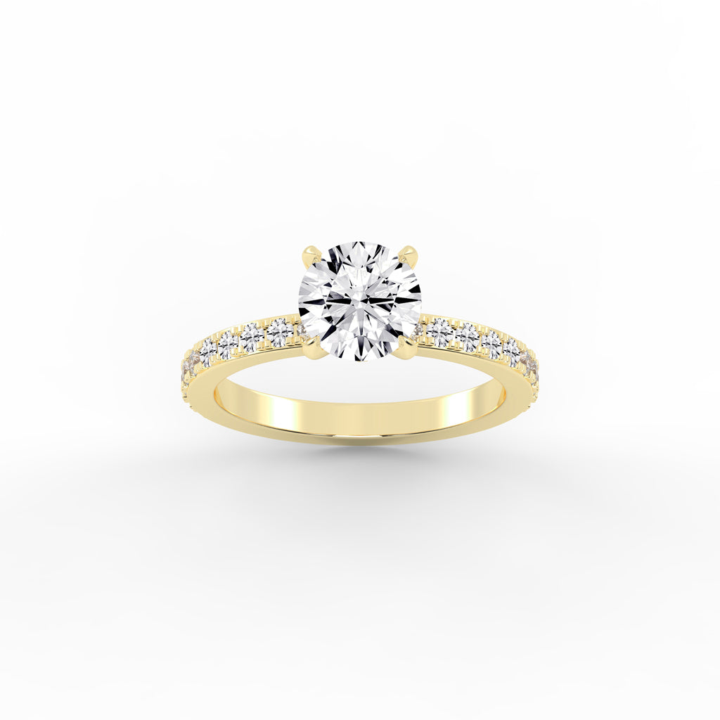 Radiant Elegance Classic Solitaire Ring