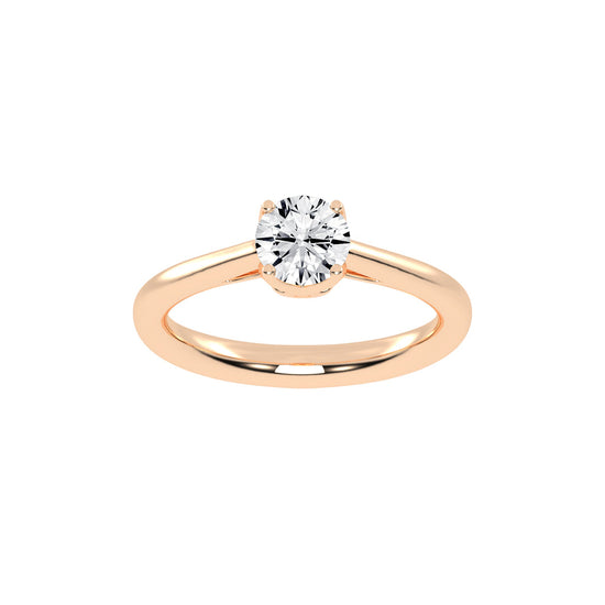 Solvista round cut solitaire lab diamond ring