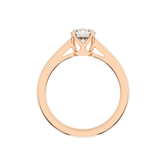 Solvista round cut solitaire lab diamond ring
