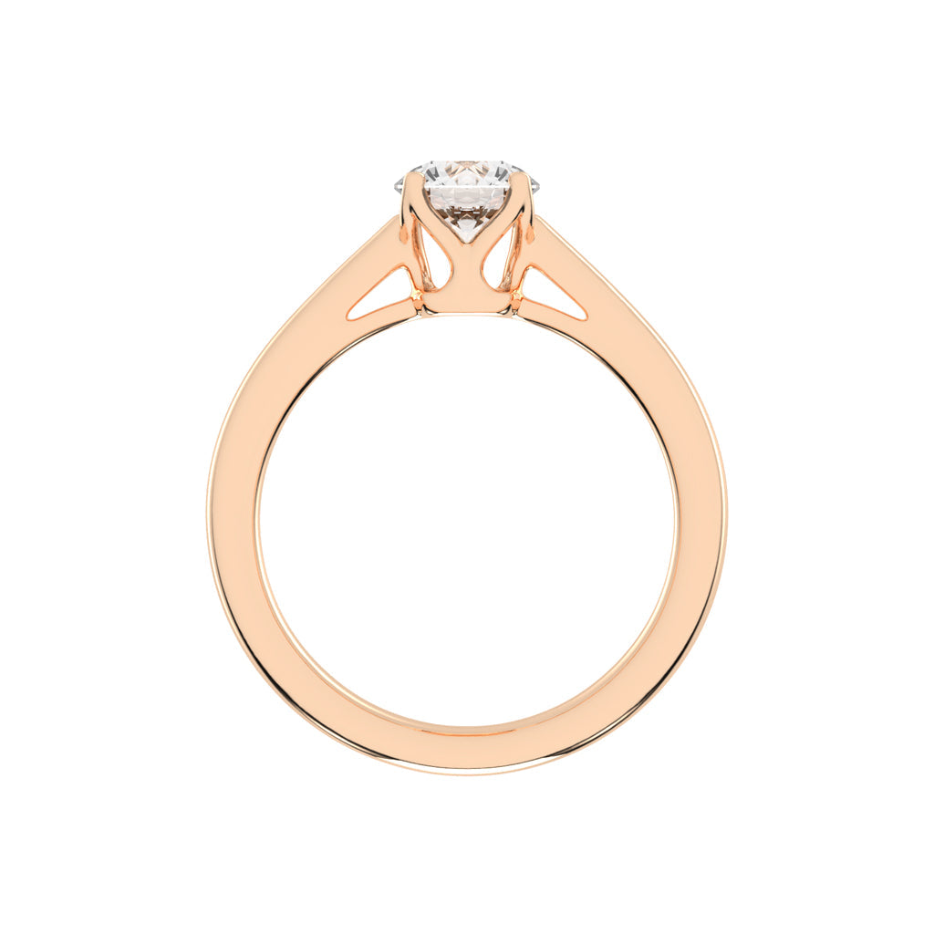 Solvista round cut solitaire lab diamond ring