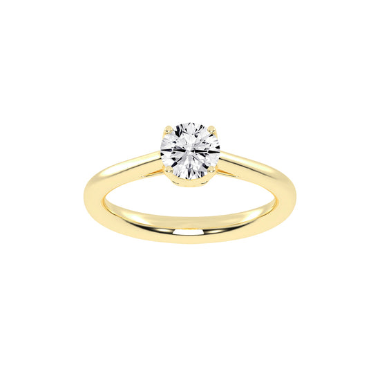 Solvista round cut solitaire lab diamond ring