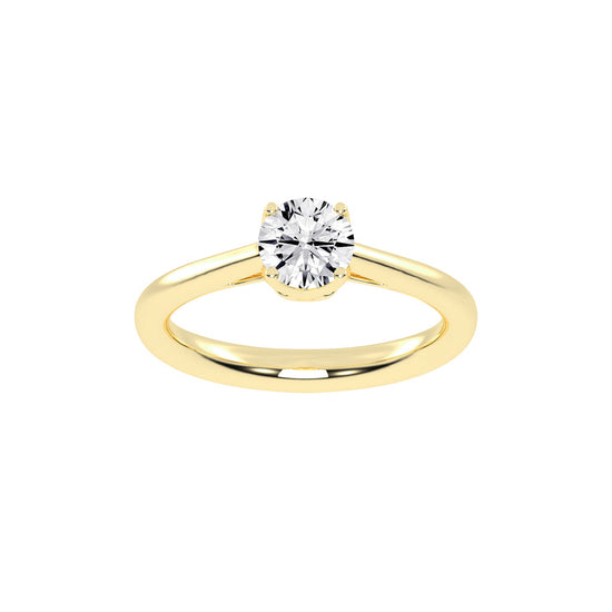Solvista round cut solitaire lab diamond ring