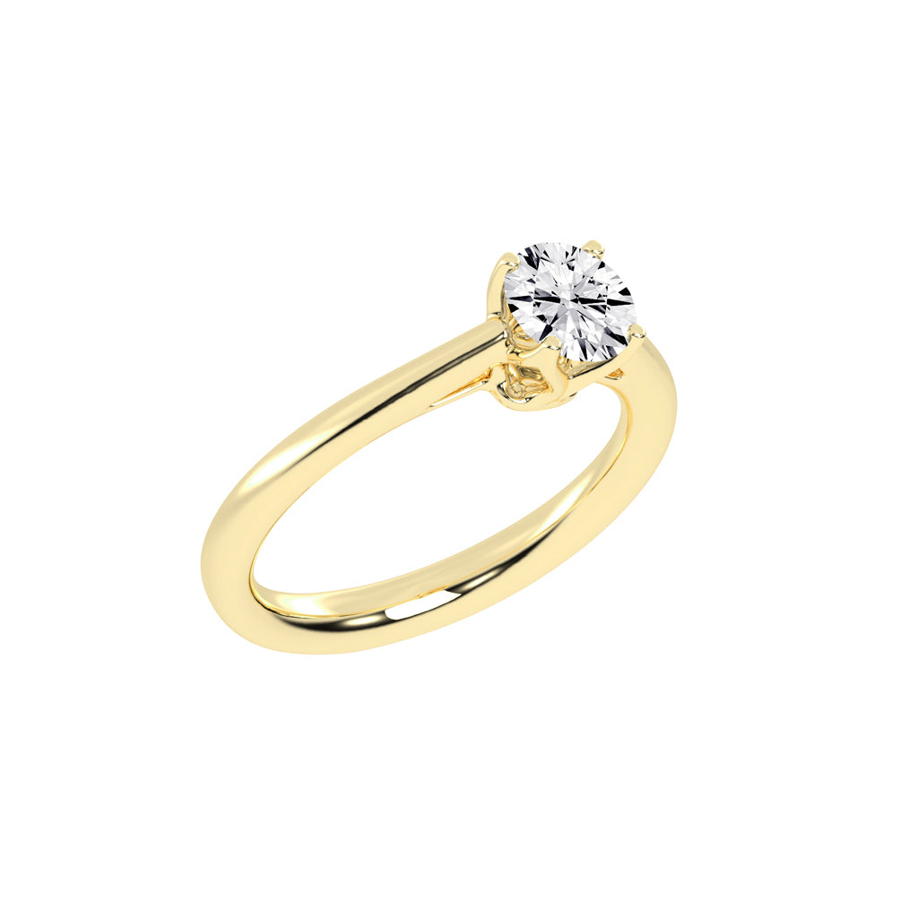 Solvista round cut solitaire lab diamond ring