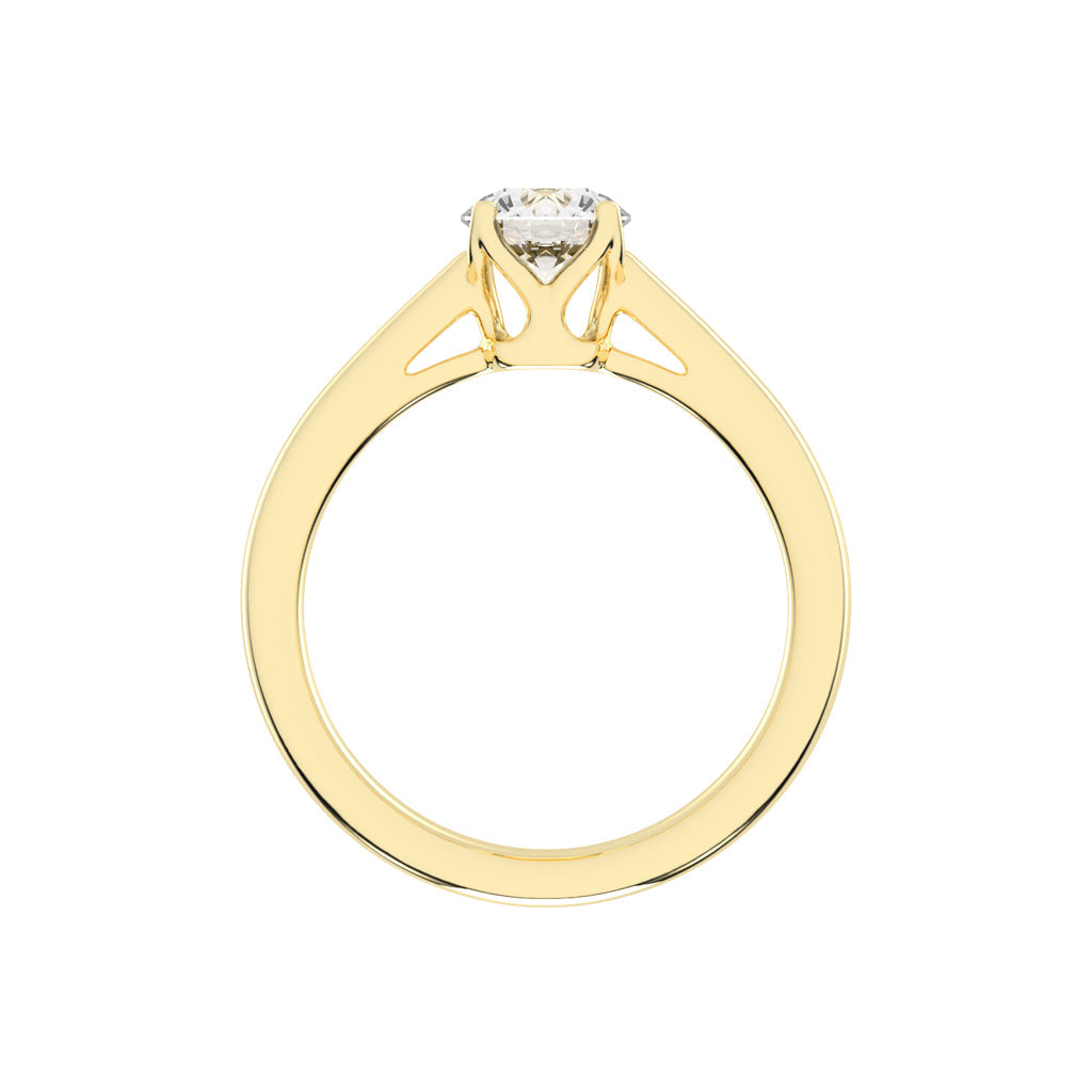 Solvista round cut solitaire lab diamond ring
