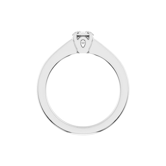 Diamoraire round cut solitaire lab diamond ring