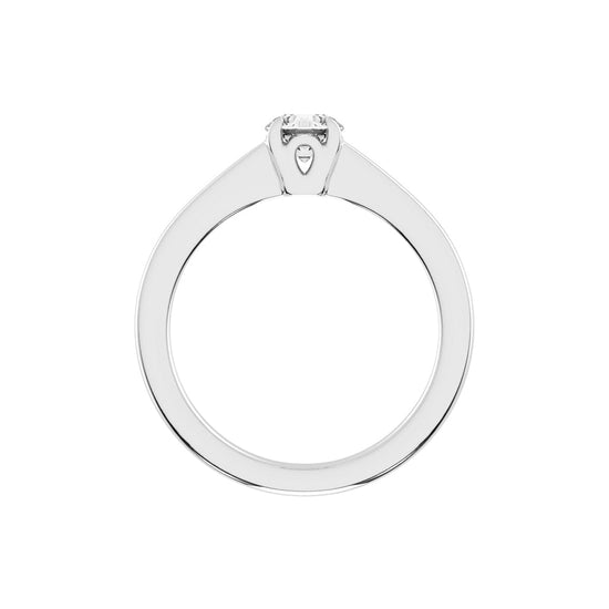 Diamoraire round cut solitaire lab diamond ring