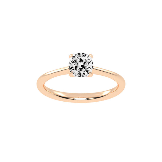 Solivante 1ct Cushion cut solitaire lab diamond ring