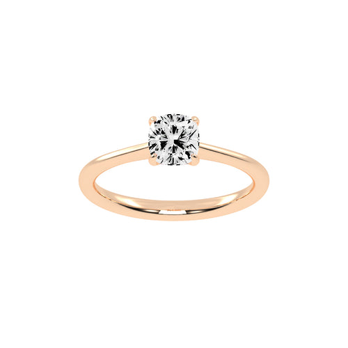 Solivante 1ct Cushion cut solitaire lab diamond ring
