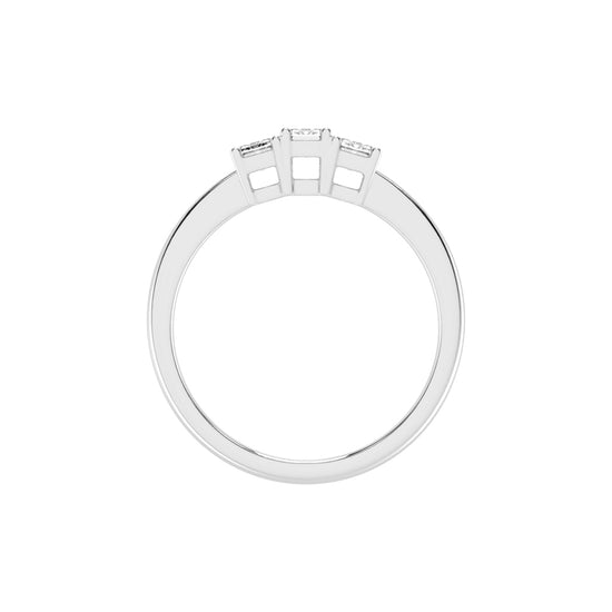 Trinity EmeraldCut Classic Ring