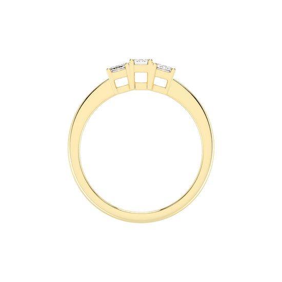 Trinity EmeraldCut Classic Ring