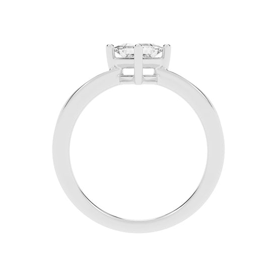 PrincessCut Solitaire Elegance Ring