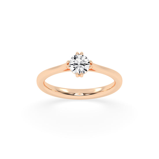 Beautiful Solitaire Love Ring