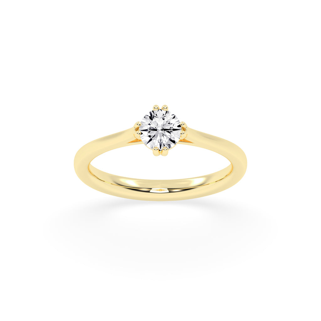 Beautiful Solitaire Love Ring