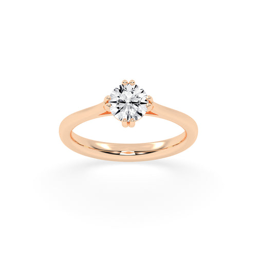 Chic Solitaire Diamond Accent Ring