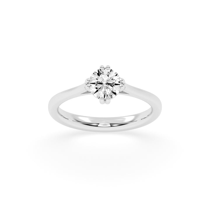 Chic Solitaire Diamond Accent Ring