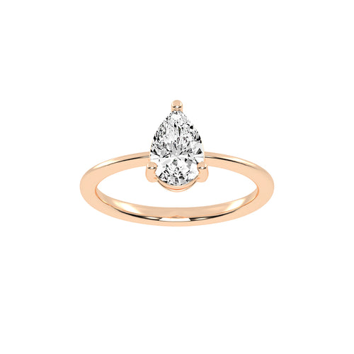 Pear Solitaire Engagement Ring