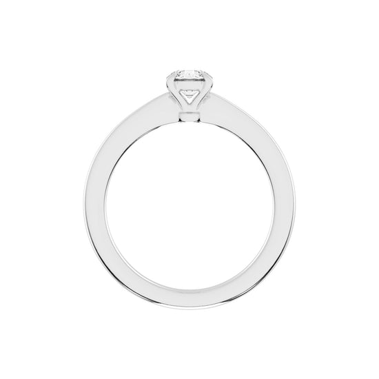 Soleria Tab Prong Round Cut Solitaire Lab Diamond Ring