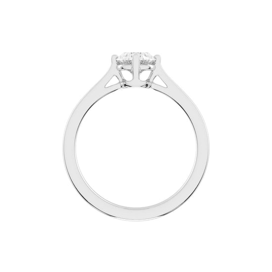 Solivara Oval Cut Solitaire Lab Diamond Ring