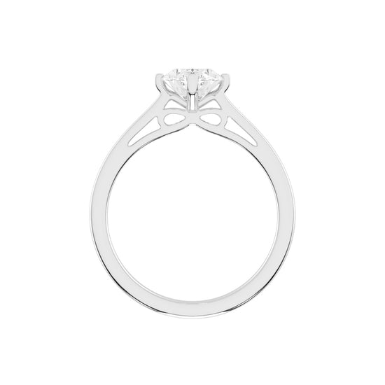 Solentis oval cut solitaire lab diamond ring