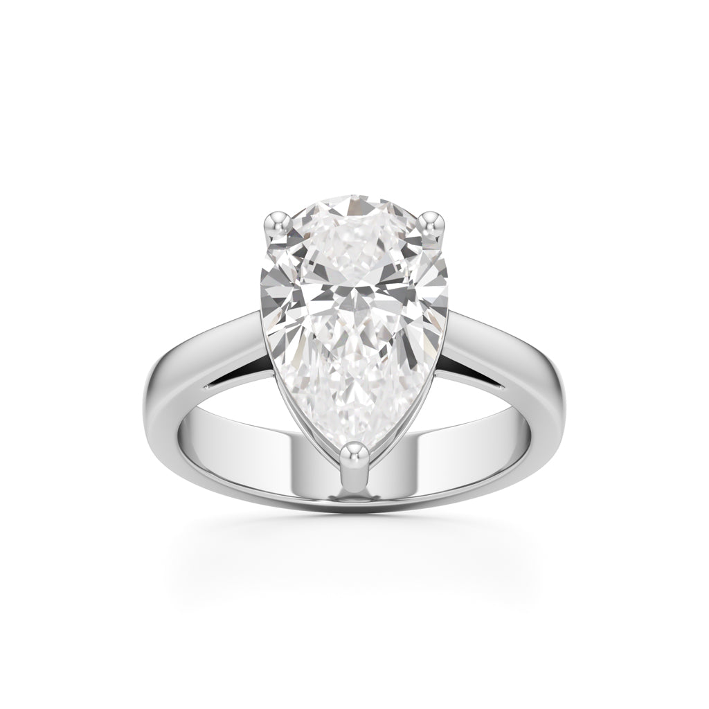 Elysia Pear Diamond Ring