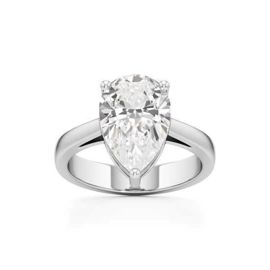 Elysia Pear Diamond Ring