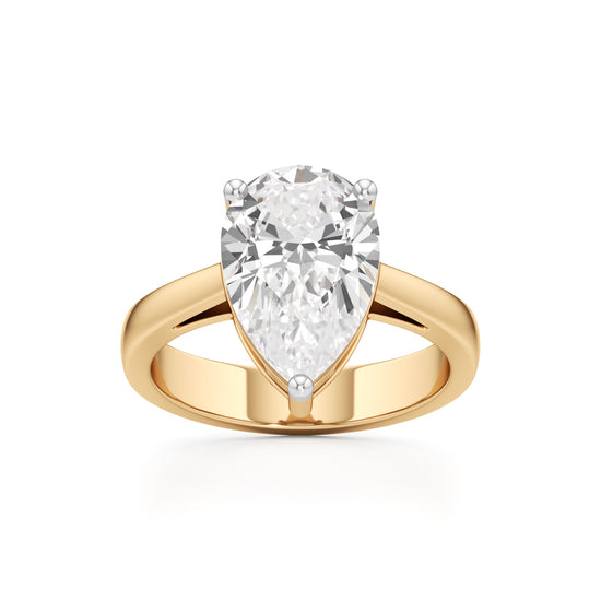 Elysia Pear Diamond Ring