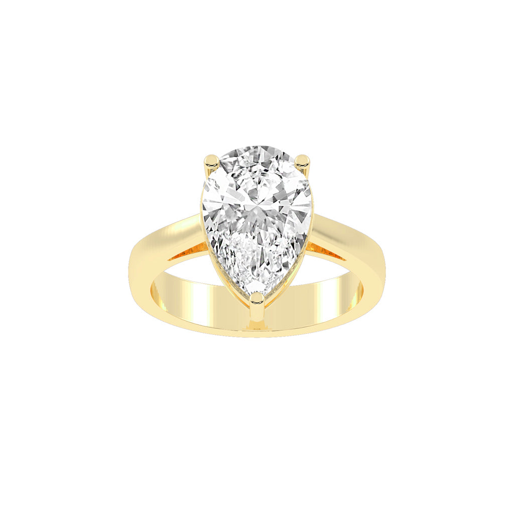 Elysia Pear Diamond Ring