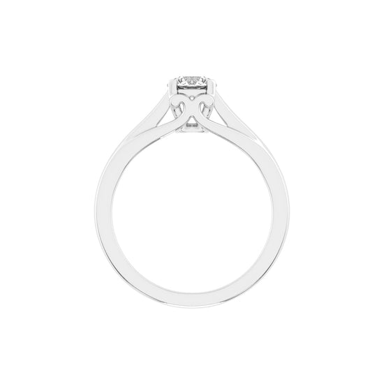 Soliessa Round Cut Solitaire Lab Diamond Ring