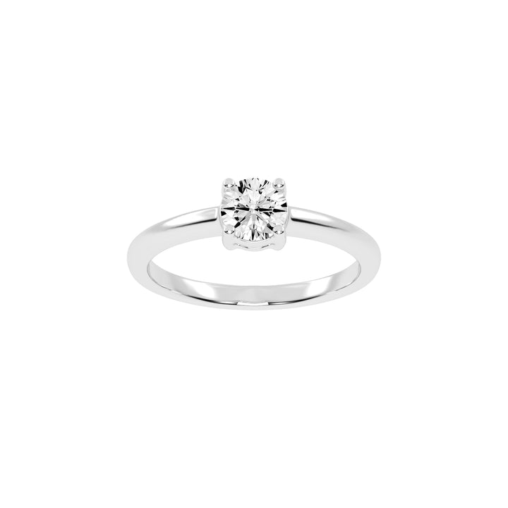 Soliturella Round Cut Solitaire Lab Diamond Ring