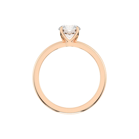 Classic Round Solitaire Engagement Ring