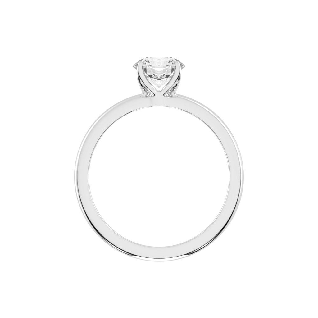 Classic Round Solitaire Engagement Ring